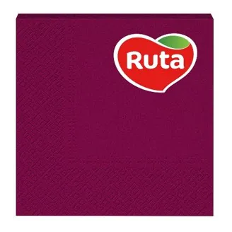 GALDA SALVETES RUTA BORDO 3PLY 33X33CM 20GAB