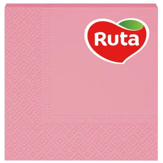 GALDA SALVETES RUTA ROZĀ 3PLY 33X33CM 20GAB