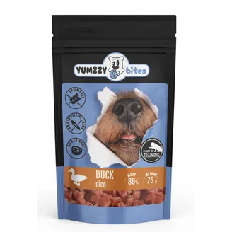 GARDUMS SUŅIEM YUMZZYBITES PĪLES GAĻAS KUBICIŅI 75G