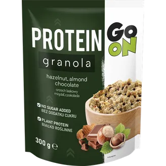 GRANOLA GO ON PROTEIN AR ŠOKOLĀDI UN RIEKSTIEM 300G