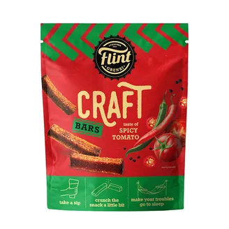 GRAUZDIŅI FLINT GRENKI CRAFT TOMĀTS SPICY 80G