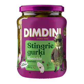 GURĶI DIMDIŅI MARINĒTI KLASISKIE 660G