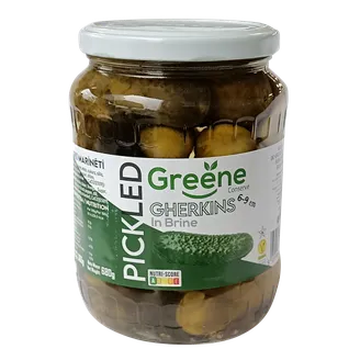 GURĶI GREENE MARINĒTI 6-9CM 680G
