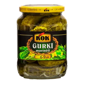 GURĶI KOK MARINĒTI 6-9CM 680G