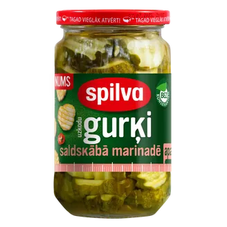 GURĶI SPILVA UZKODU SALDSKĀBĀ MARINĀDĒ APAĻI 460G