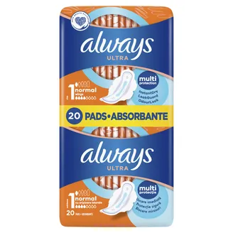 Higieniniai paketai ALWAYS ULTRA NORMAL PLUS, S1, 20 vnt.