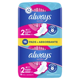 Higieniniai paketai ALWAYS Ultra Super Plus, S2, 16 vnt.