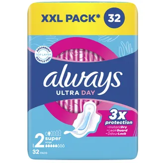 Higieniniai paketai ALWAYS ULTRA SUPER PLUS, 32 vnt.