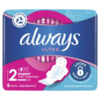 Higieniniai paketai ALWAYS Ultra Super Plus, S2, 8 vnt.