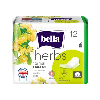HIGIĒNISKĀS PAKETES BELLA HERBS TILIA 12GAB.