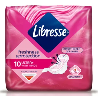 HIGIĒNISKĀS PAKETES LIBRESSE ULTRA THIN 10GAB.
