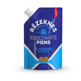 IEBIEZINĀTAIS PIENS RĒZEKNES LEĢENDA AR CUKURU 250G