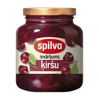 Ķiršu ievārījums SPILVA, 380g