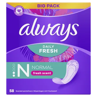 Higieniniai įklotai ALWAYS Normal, Fresh Scent, 58 vnt.