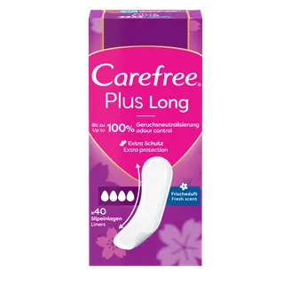 IKDIENAS IELIKTNĪŠI CAREFREE PLUS LONG FRESH 40GB
