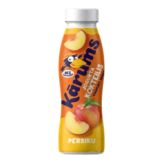Jogurta kokteilis KĀRUMS persiku 230g
