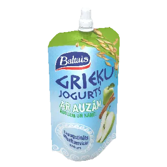 JOGURTS BALTAIS GRIEĶU AR AUZĀM ĀBOLIEM KANĒLI 180G
