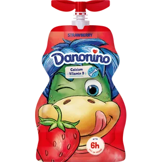 Jogurts Danonino ar zemeņu garšu 70g