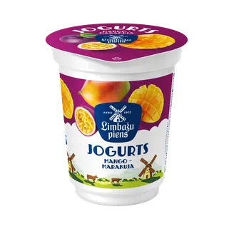 JOGURTS LIMBAŽU PIENS MANGO-MARAKUJAS 320G