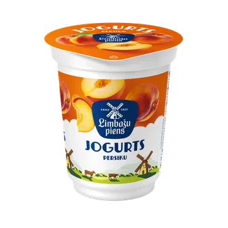 JOGURTS LIMBAŽU PIENS PERSIKU 320G