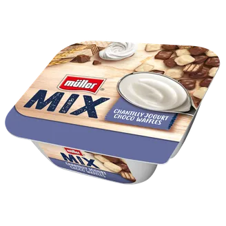 JOGURTS MÜLLER MIX AR VAFELĒM 130G