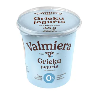 Grieķu jog.VALMIERA bez laktozes 0% 350g