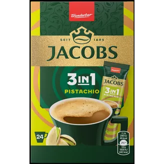 KAFIJA ŠĶĪSTOŠĀ JACOBS PISTACHIO 24X11.1G KASTĪTE