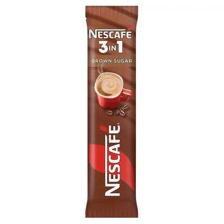 KAFIJA ŠĶĪSTOŠĀ NESCAFE 3IN1 BROWN SUGAR 16.5GR 1 GAB