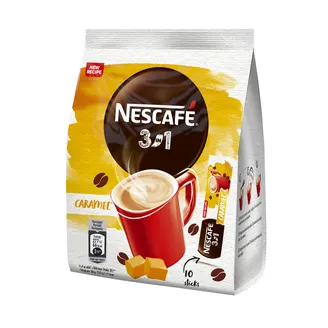 KAFIJA ŠĶĪSTOŠĀ NESCAFE CARAMEL 3IN1 16GX10 MAISS