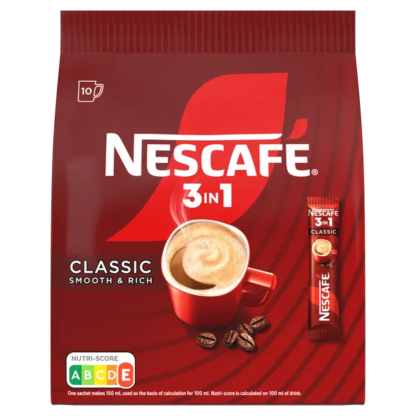 KAFIJA ŠĶĪSTOŠĀ NESCAFE CLASSIC 3IN1 155G MAISS