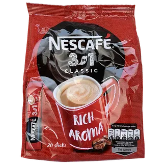KAFIJA ŠĶĪSTOŠĀ NESCAFE CLASSIC 3IN1 16.5GX20 MAISS