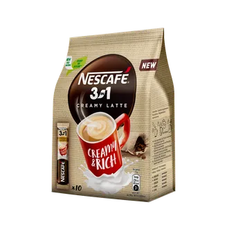 KAFIJA ŠĶĪSTOŠĀ NESCAFE CREAMY LATTE 3IN1 15GX10 MAISS