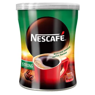 KAFIJA ŠĶĪSTOŠĀ NESCAFE STRONG METĀLA BUNDŽĀ 250G