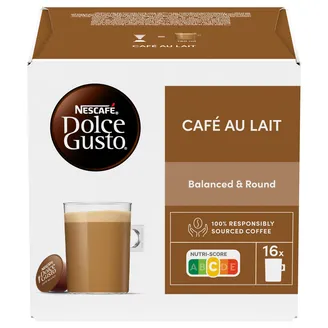 KAFIJAS KAPSULAS NESCAFE DG CAFE AULAIT 160G
