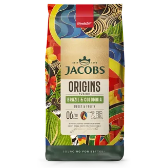 KAFIJAS PUPIŅAS JACOBS ORIGINS BRAZIL COLUMBIA 1KG