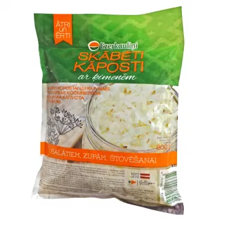 Kāposti skābēti ar ķimenēm EZERKAULIŅI 800g