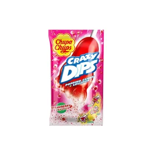 KARAMELE CHUPA CHUPS CRAZY DIPS STRAWBERRY 14G