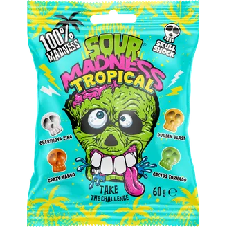 KARAMELES SOUR MADNESS TROPICAL 60G