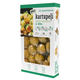KARTUPEĻI PRI AR DILLĒM VĀRĪTI 430G
