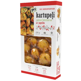 KARTUPEĻI PRI AR PAPRIKU VĀRĪTI 430G