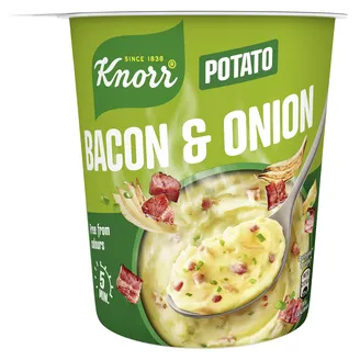 KARTUPEĻU BIEZENIS KNORR AR BEKONU UN SĪPOLIEM 51G