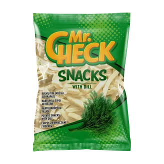 KARTUPEĻU ČIPSI MR.CHECK AR DIĻĻU GARŠU 50G