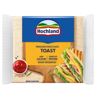 Kausētais siers HOCHLAND Tost šķēlēs 130g