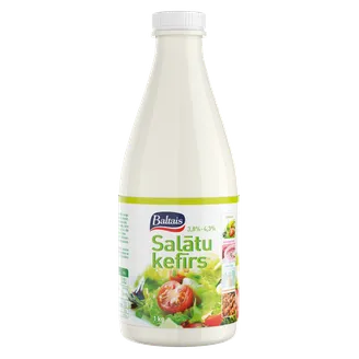 KEFĪRS BALTAIS SALĀTU 3.8%-4.3% 1KG