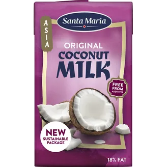KOKOSRIEKSTU PIENS SANTA MARIA ORIĢINĀLAIS 250ML