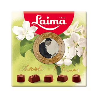 KONFEKŠU KĀRBA LAIMA ROZES ASORTI TUMŠĀ 95G
