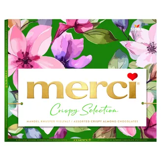 KONFEKŠU KĀRBA MERCI ŠOKOLĀDES IZLASE AR RIEKSTIEM 250G