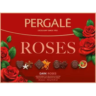 KONFEKŠU KĀRBA PERGALE DARK ROSES IZLASE 348G