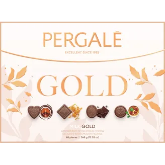 KONFEKŠU KĀRBA PERGALE MILK GOLD IZLASE 348G