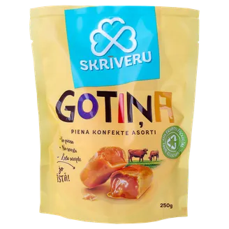 KONFEKTES SKRĪVERU GOTIŅA ASORTI 250G